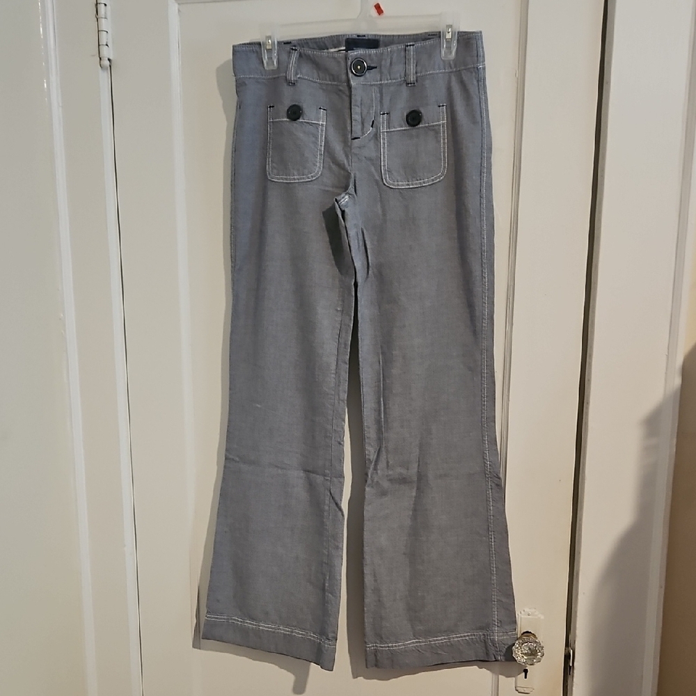 American Eagle Outfitters Blue Live Your Life Flare Wide Leg Jeans Size 2